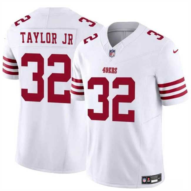 Men & Women & Youth San Francisco 49ers #32 Patrick Taylor Jr White 2024 F.U.S.E. Vapor Untouchable Limited Stitched Jersey->san francisco 49ers->NFL Jersey